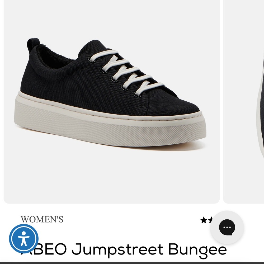 Women's Black Canvas Sneakers